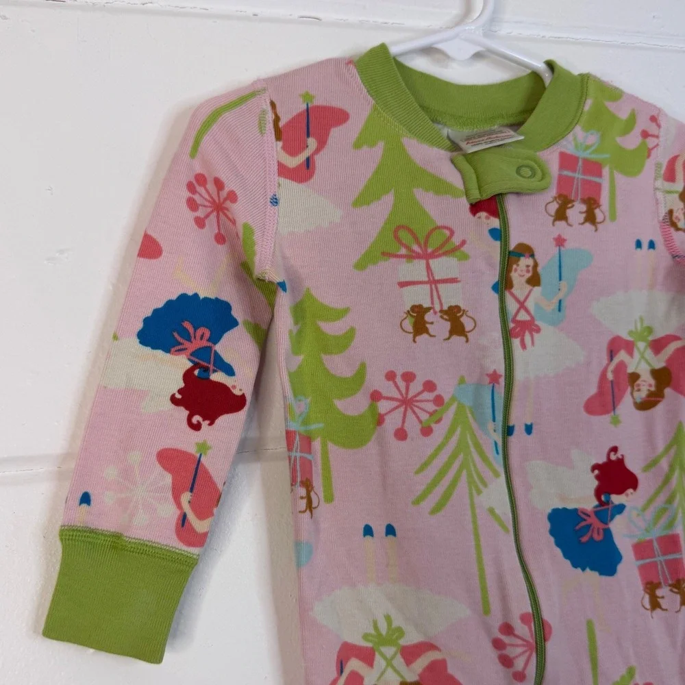 Hanna Andersson 18-24M Princess Forest Fairy Footless Pajamas Organic Cotton